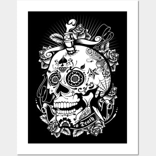 Sugar Skull of Death Posters and Art